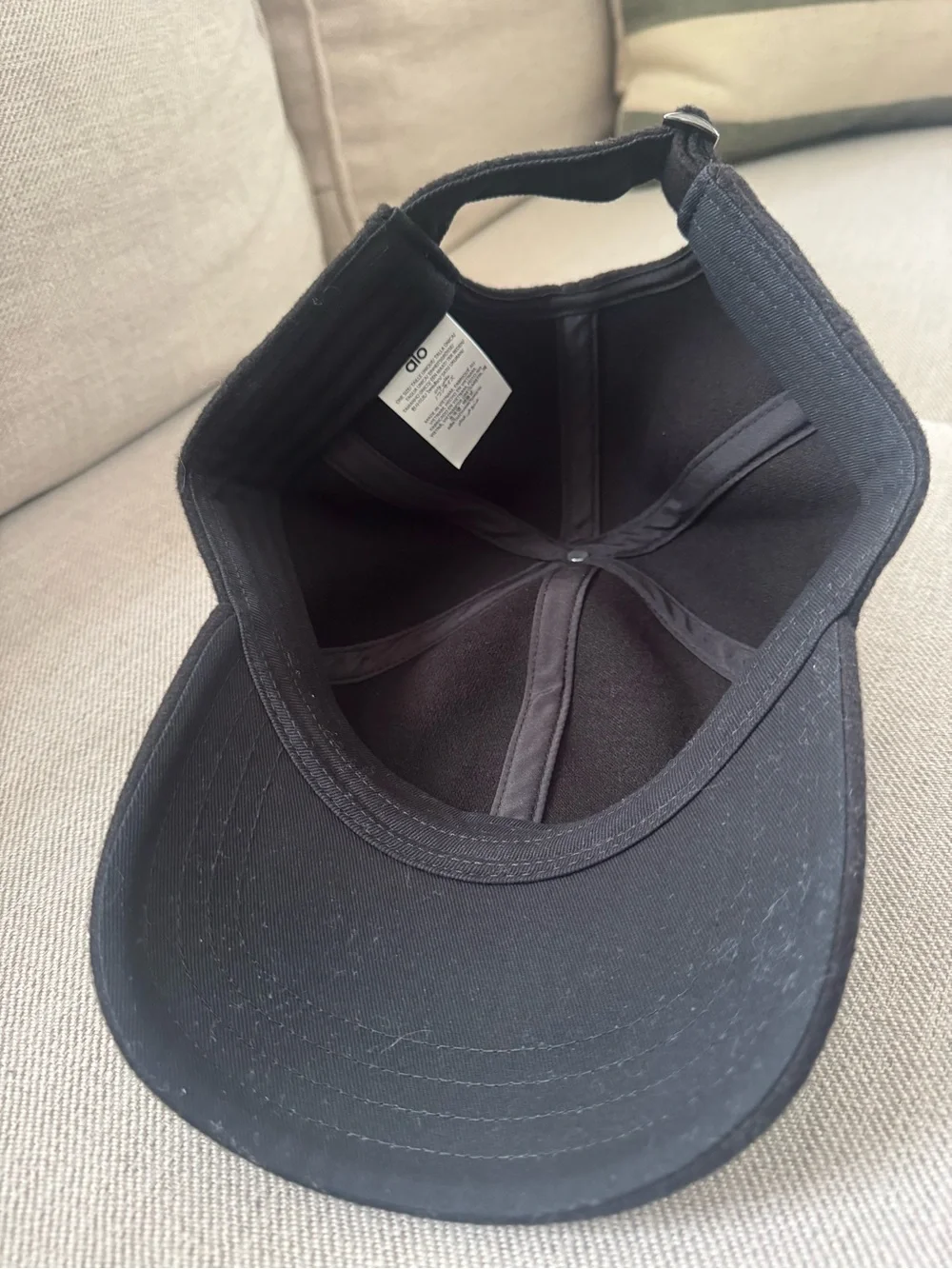 Alo Wool Baseball Cap - All Black